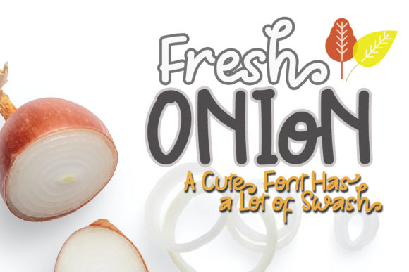 Fresh Onion Font Poster 1