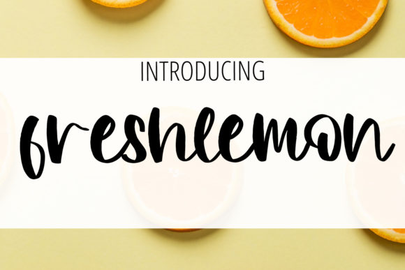 Freshlemon Font