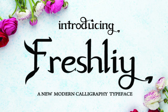 Freshliy Font Poster 1