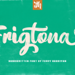 Frigtona Font Poster 1