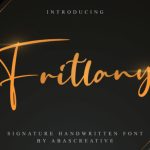 Fritlany Font Poster 1