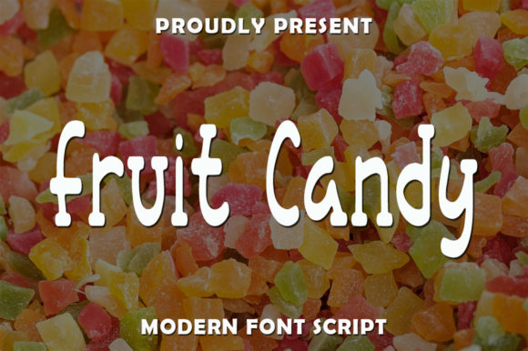 Fruit Candy Font Poster 1