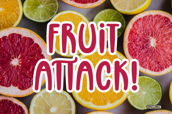 Fruit of Heaven Font Poster 4