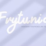 Frytunia Font Poster 1