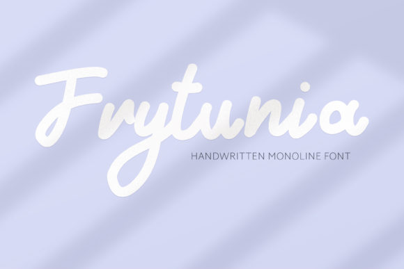 Frytunia Font Poster 1