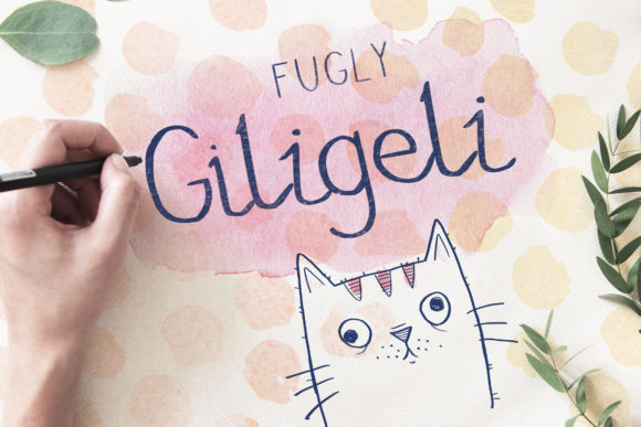 Fugly Giligeli Font Poster 1