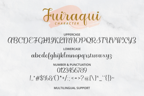 Fuiraqui Font Poster 5