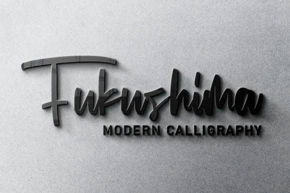 Fukushima Font Fukushima Font Poster 1