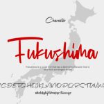 Fukushima Font Poster 7