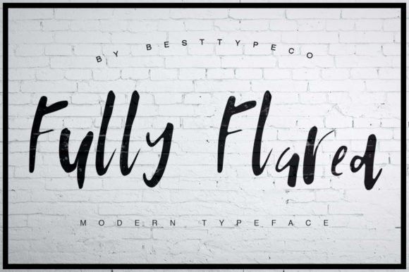 Fully Flared Font