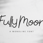 Fully Moon Font Poster 1