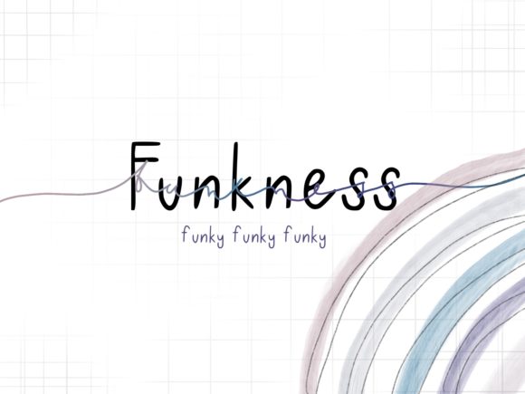 Funkness Font Poster 1