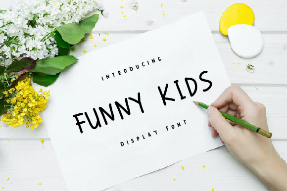 Funny Kids Font Poster 1