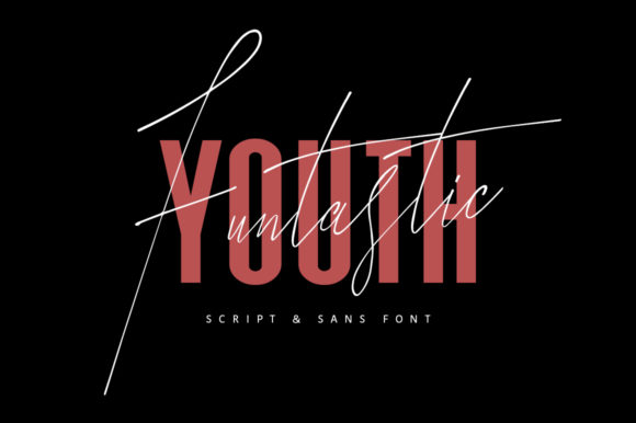 Funtastic Youth Duo Font Poster 1