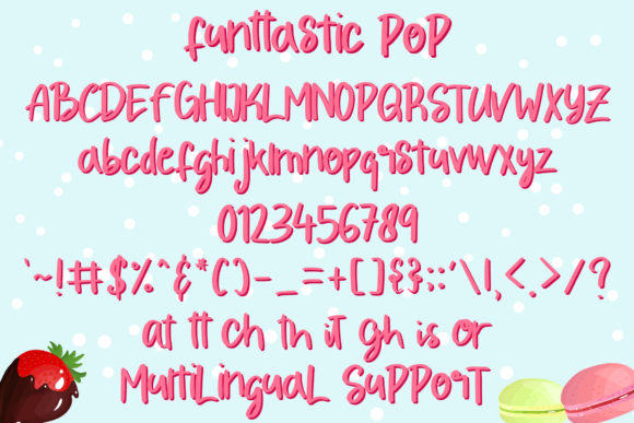 Funttastic Pop Font Poster 6