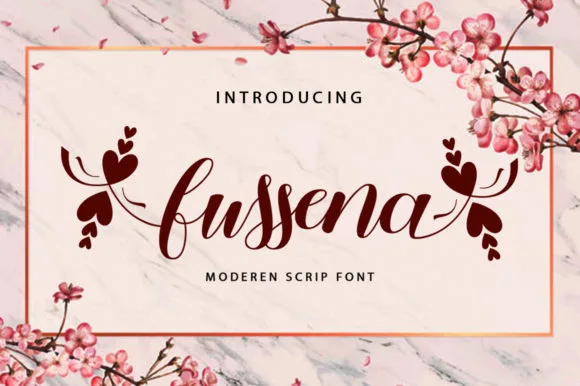 Fussena Font Fussena Font Poster 1