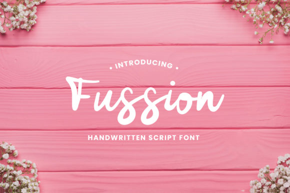 Fussion Font Poster 1