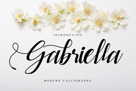 Gabriella Font Poster 1