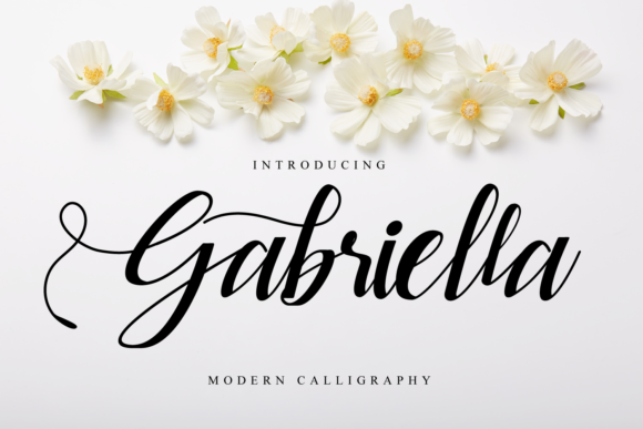 Gabriella Font Gabriella Font Poster 1