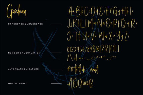 Gaishan Font Poster 6