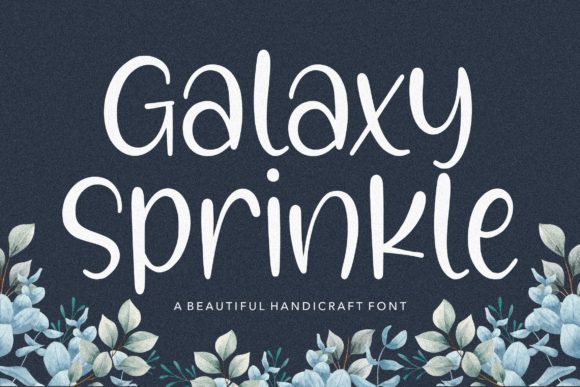 Galaxy Sprinkle Font Poster 1