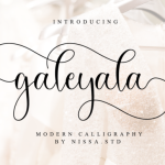 Galeyala Font Poster 1