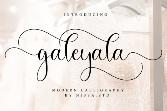 Galeyala Font Galeyala Font Poster 1