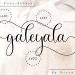 Galeyala Font Poster 10