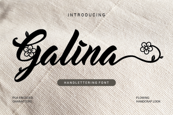 Galina Font Galina Font Poster 1