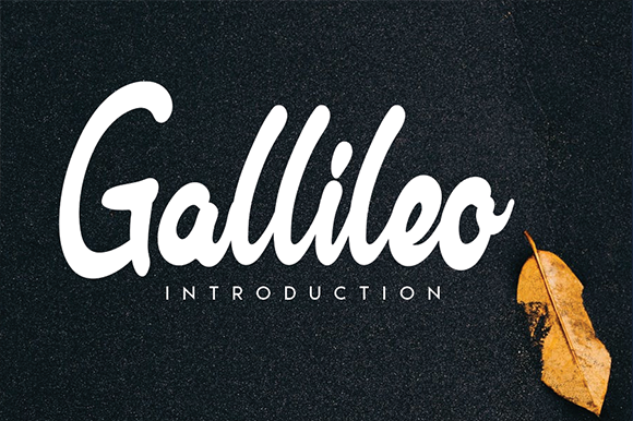 Gallileo Font Poster 1