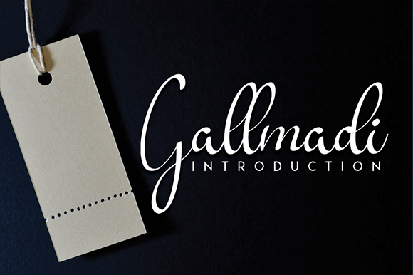 Gallmadi Font Gallmadi Font Poster 1