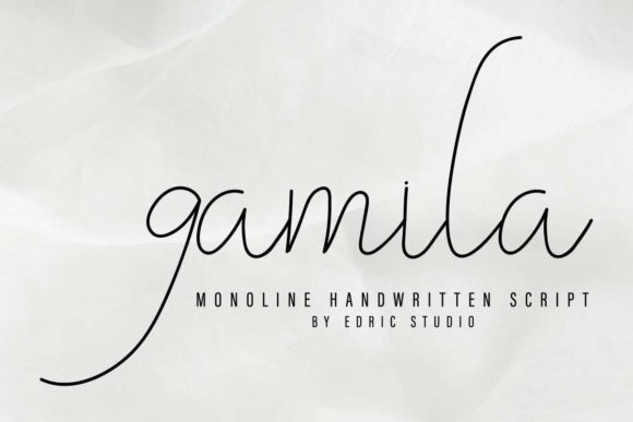 Gamila Font Poster 1