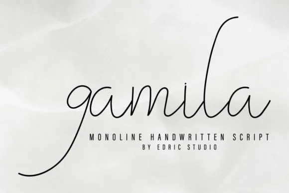 Gamila Font Gamila Font Poster 1