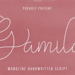 Gamila Font Poster 2