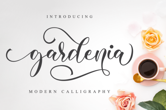 Gardenia Font Poster 1