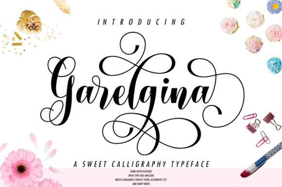 Garelgina Font Poster 1