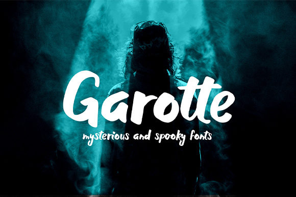 Garotte Font Poster 1