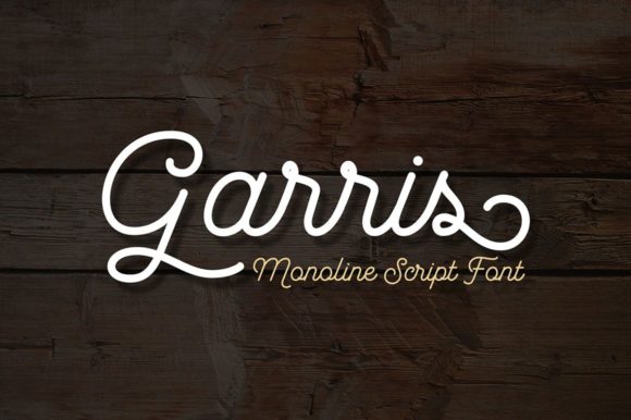 Garris Font Poster 1