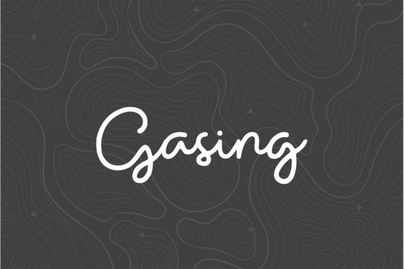 Gasing Font Poster 1