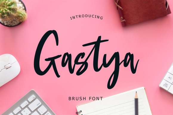 Gastya Font Poster 1