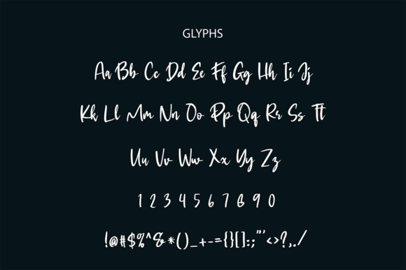 Gastya Font Poster 6