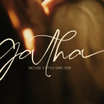 Gatha Duo Font Font Poster 1