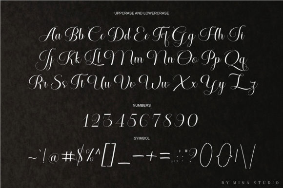 Gather Font Poster 8