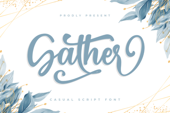 Gather Font Poster 1