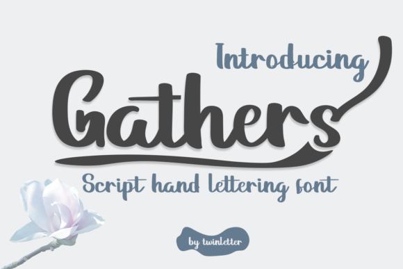 Gathers Font Poster 1