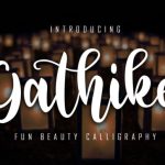 Gathike Font Poster 1