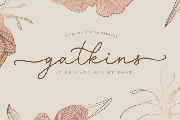 Gatkins Font Poster 1