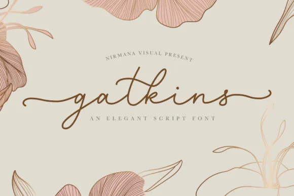 Gatkins Font Gatkins Font Poster 1