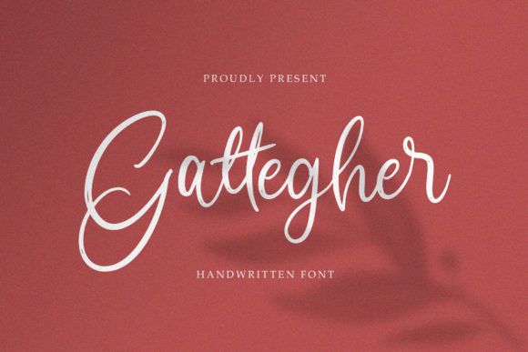 Gattegher Font Poster 1