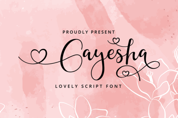 Gayesha Font Poster 1